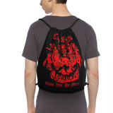 Cro-Mags Show No Mercy Tour Drawstring Bag Gym Softback Large Eco Friendly