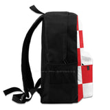 Croatia Backpack For Student School Laptop Travel Bag Hrvatska