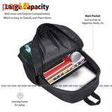Crocodile Dundee Backpack Large Capacity Bookbag Portable Gym Tote Bag