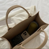 Crocodile Embossed Felt Handbag Candy Tote Bag for Women