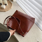 Crocodile Leather Ladies Handbag High Handbags Classic Wild Ladies Shoulder Bags