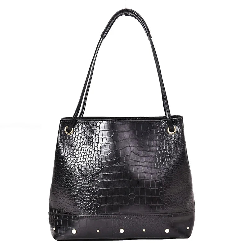 Crocodile Leather Ladies Handbag High Handbags Classic Wild Ladies Shoulder Bags