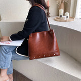 Crocodile Leather Ladies Handbag High Handbags Classic Wild Ladies Shoulder Bags
