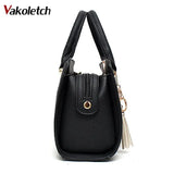 Crocodile PU leather Women Bag V letters Handbags Lady Shoulder Crossbody Bags