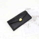 Crocodile Pattern Women's Long Wallet Cowhide Multi-card Slot Large Capacity