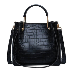 Crocodile Pattern Big Bag Casual Handbag Female