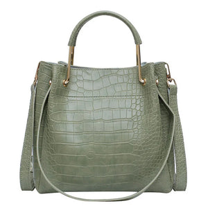 Crocodile Pattern Big Bag Casual Handbag Female