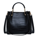 Crocodile Pattern Big Bag Casual Handbag Female