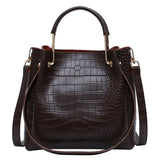 Crocodile Pattern Big Bag Casual Handbag Female