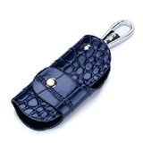 Crocodile Pattern Car Key Bag Wallet Leather Keychain Organizer