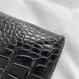 Crocodile Pattern Clutch Bag Envelope Purses