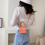 Crocodile Pattern Crossbody Bags PU Leather Women Designer Handbags