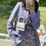 Crocodile Pattern Crossbody Bags PU Leather Women Designer Handbags