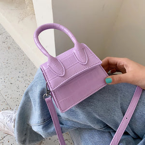 Crocodile Pattern Crossbody Bag for Women Handbags Shoulder Messenger Bag