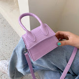 Crocodile Pattern Crossbody Bag for Women Handbags Shoulder Messenger Bag