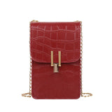 Crocodile Pattern Women Bag Shoulder Bag PU Crossbody Bags