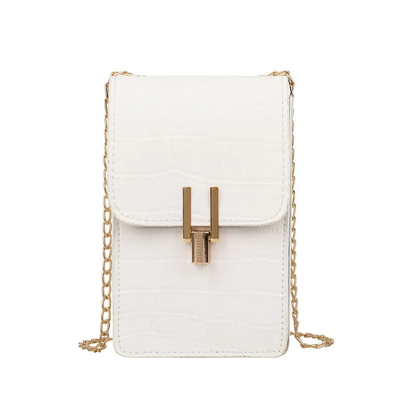 Crocodile Pattern Women Bag Shoulder Bag PU Crossbody Bags