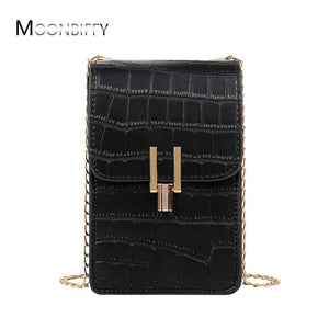 Crocodile Pattern Women Bag Shoulder Bag PU Crossbody Bags