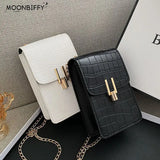 Crocodile Pattern Women's Shoulder Bag High-quality Texture PU Crossbody Bag