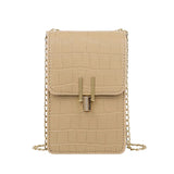 Crocodile Pattern Women's Shoulder Bag High-quality Texture PU Crossbody Bag