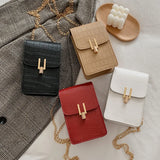 Crocodile Pattern Women's Shoulder Bag High-quality Texture PU Crossbody Bag