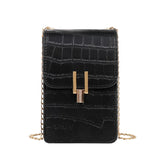 Crocodile Pattern Women's Shoulder Bag High-quality Texture PU Crossbody Bag