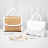 Crocodile Pattern Handbags Women Bags Fleece Shoulder Bag