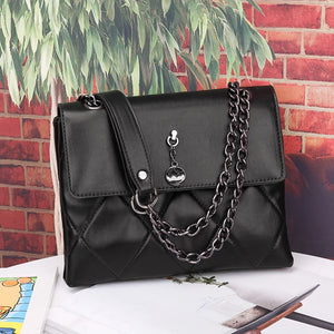 Crocodile Pattern Women's Shoulder Bag Summer Autumn Solid Handbag