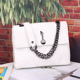 Crocodile Pattern Women's Shoulder Bag Summer Autumn Solid Handbag