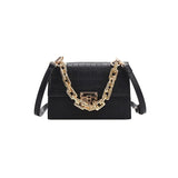 Crocodile Pattern PU Leather Crossbody Shoulder Bag For Women