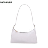 Crocodile Pattern Shoulder Bag Women Tote Clutch