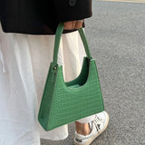 Crocodile Pattern PU Leather Small Shoulder Messenger Bag For Women