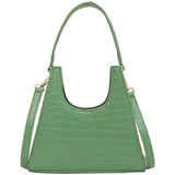 Crocodile Pattern PU Leather Small Shoulder Messenger Bag For Women
