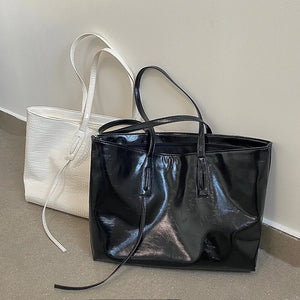 Crocodile Pattern PU Shoulder Bag Large-capacity Women's Handbag