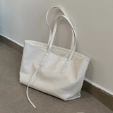 Crocodile Pattern PU Shoulder Bag Large-capacity Women's Handbag