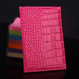 Crocodile Pattern Passport Cover ID Cover Passport holder Trip for Car Documents