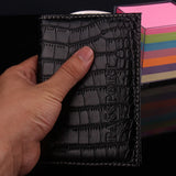 Crocodile Pattern Passport Cover ID Cover Passport holder Trip for Car Documents