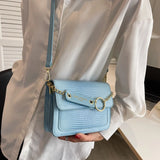 Crocodile Pattern Crossbody Bag Summer Handbag Underarm Shoulder Bag