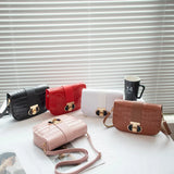 Crocodile Pattern Saddle Bag Ladies Handbag All-match Ladies Shoulder