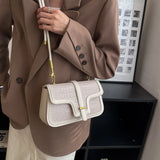 Crocodile Saddle Crossbody Bag for Women - Spring Trends Handbag