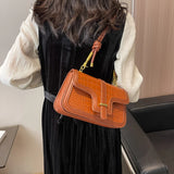 Crocodile Saddle Crossbody Bag for Women - Spring Trends Handbag