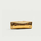 Crocodile Pattern Metal Mini Shell Bag