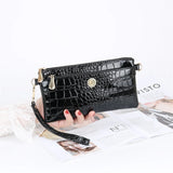 Crocodile Pattern Shoulder Bag PU Leather Women's Bag