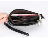 Crocodile Pattern Shoulder Bag PU Leather Women's Bag