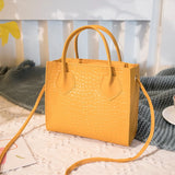 Crocodile Pattern Shoulder Bag Women Handbags Mini Female Crossbody Messenger Ba