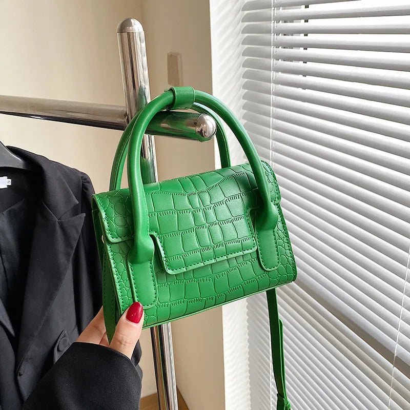 Crocodile Pattern Vintage Handbags For Women