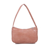 Crocodile Pattern Women Underarm Bag PU Leather Small Shoulder Bags