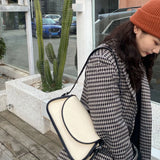 Crocodile Pattern Women's Underarm Bag Ladies Shoulder Messenger Bags