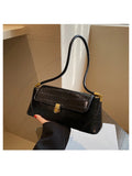Crocodile Pattern Zipper Women's Handbag
