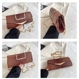 Crocodile Small Ladies Chains Shoulder Messenger Purses Women Hand Bags